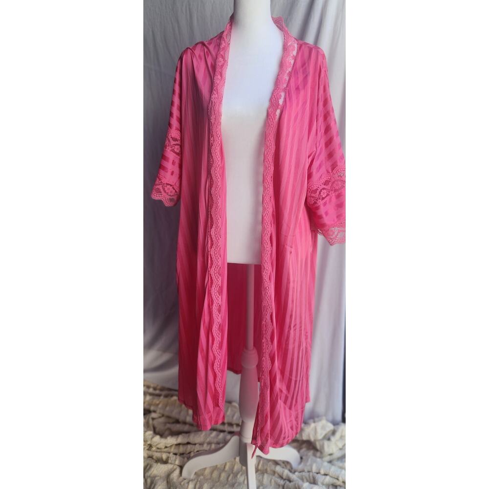 Jill Andrea of New York Vintage Pink Robe Womens Size Medium